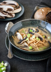 Miso Mushrooms Soup