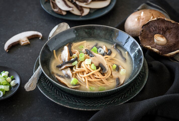 Miso Mushrooms Soup