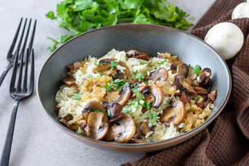 Risotto with Mushrooms