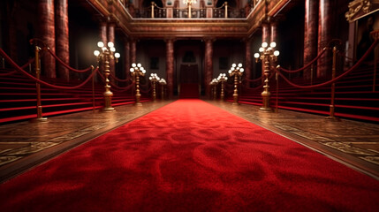 Red carpet. Generative AI