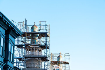 Buildings of a modern city in the United States