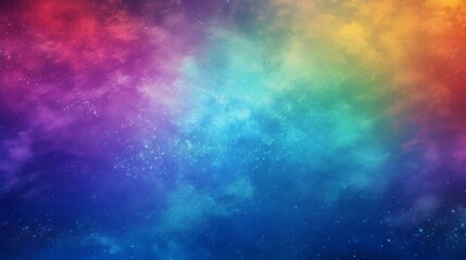 Fantasy sky gradation background material, colorful and melhenic images of the universe. AI generative