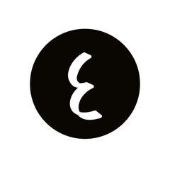 Arabic number flat style design for child illustration