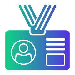 Obraz premium identity icon