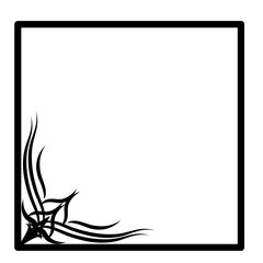 Corner ornament border illustration 