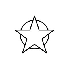 star icon. outline icon.