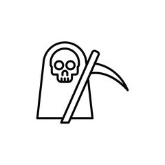 devil icon.  outline icon.