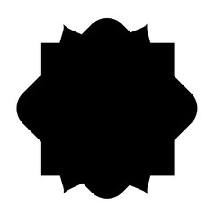 Islamic frame shape design 