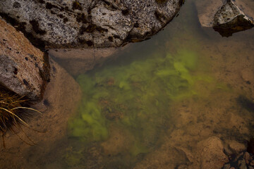 lago de azufre verde 