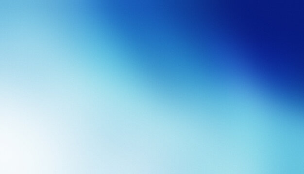 Blue white abstract grainy textured background, smooth color flow, noise texture effect, copy space