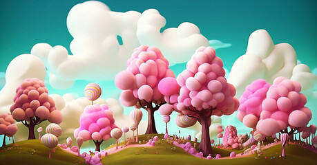Candy Forest illustration