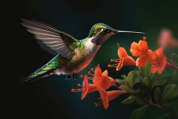 Fototapeta premium hummingbird in flight