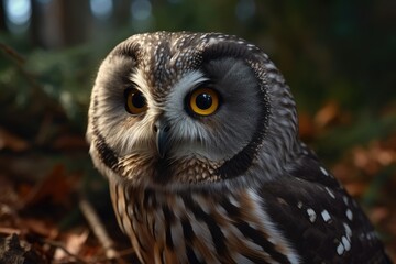 Naklejka premium great horned owl