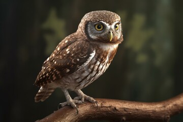 eagle owl portrait