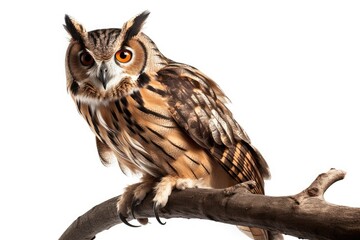 Naklejka premium owl isolated on white