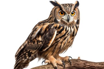 Fototapeta premium owl isolated on white