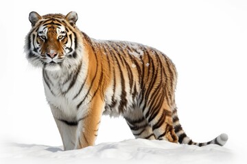 Obraz premium tiger isolated on white