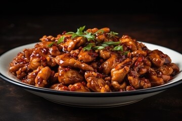 Delicious food Szechuan Chicken
