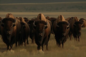 herd of buffalo