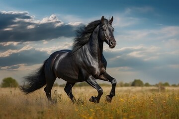 Fototapeta premium horse in the field