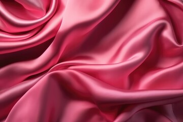 Obraz premium red satin fabric