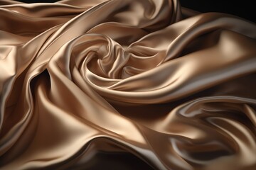Fototapeta premium Lustrous and polished satin background._
