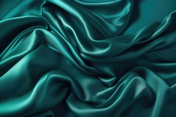Obraz premium green satin background