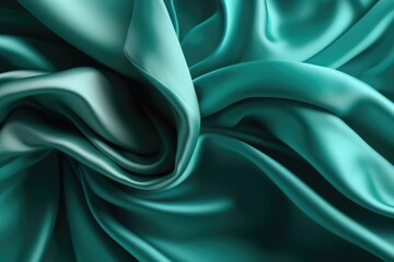 Obraz premium green satin background