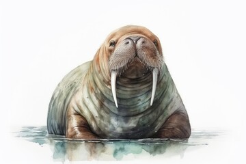 Obraz premium sea lion on the beach