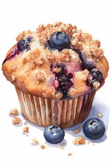 Blueberry muffin