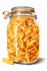 Jar of pasta