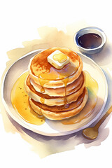 Pancakes & Syrup