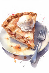 Apple Pie and Icecream