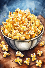 Bowl of popcorn