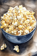 Bowl of popcorn