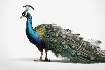 Fototapeta premium peacock with feathers