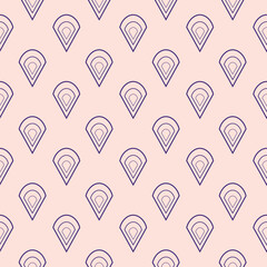 seamless pattern with peacock feather