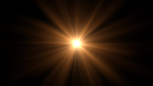 sun light lens flares art animation background