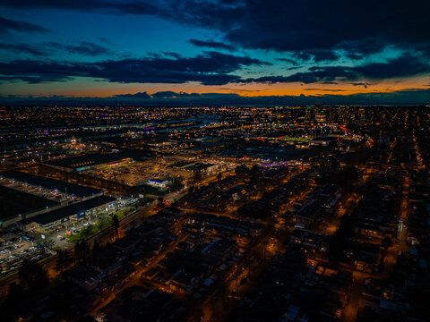 Aereal View Of South Vancouver