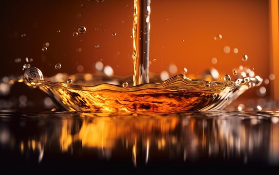 Water splashing