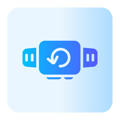 smartwatch gradient icon