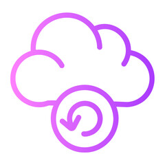 backup gradient icon