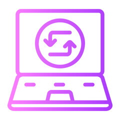 synchronize gradient icon