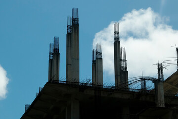 construction has stalled and abandoned