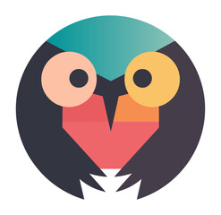 Obraz premium owl logo
