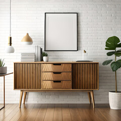 3d render of a living room