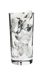 レモンソーダ    氷の入ったグラス 