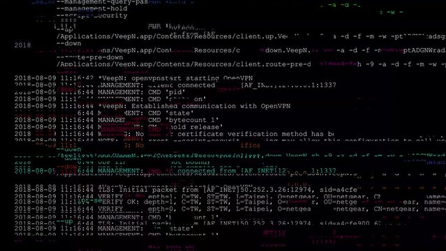 The glitching code crashes the data entry system.