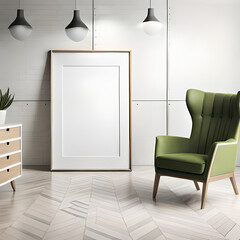 design scene with a chair