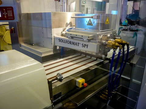 Switzerland, Cailler chocoloate factory, Broc - 26 December 2010 : Inside the cailler chocolate factory in Broc, Switzerland